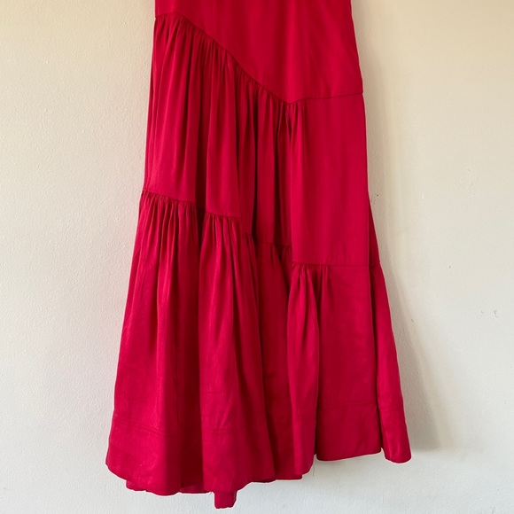 AJE Euphoria Reflections MIDI Dress • Rouge • Size 12 • RRP $595 - Picture 11 of 13